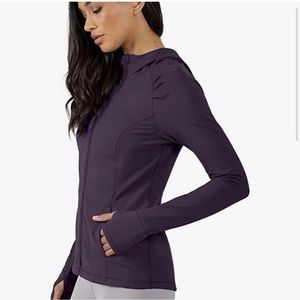 Yogalicious Long Sleeve Zip Up Hoodie Jacket